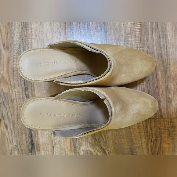 Veronica Beard Maren Suede Platform Mules, size US 9.5 - Picture 9 of 11